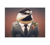 Puzzles pour Adolescents 1000pcs(52x38cm) Puzzles Business Bird Suit Puzzle pour Adultes Jeu Manuel Vacances À La Maison Tuer Le Temps Faire Travailler Le Cerveau 1000pcs(52x38cm)