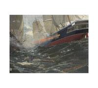 Puzzles pour Adolescents 1000pcs(52x38cm) Puzzles Naval Battle Puzzle pour Adultes Jeu Manuel Vacances À La Maison Tuer Le Temps Faire Travailler Le Cerveau 1000pcs(52x38cm)