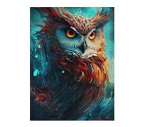 Puzzles pour Adolescents 1000pcs(52x38cm) Puzzles pour Adultes Magical Fantasy Owl Artwork Jeu Manuel Difficile, Difficile, Unique, Cadeau d'anniversaire