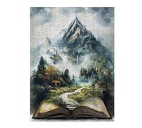 Puzzles pour Adolescents 1000pcs(52x38cm) Tome of Endless Realms Puzzles pour Adultes : Jeu Manuel, Améliore La Mémoire, Idéal comme Cadeau pour Toute La Famille 1000pcs(52x38cm)