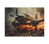 Puzzles pour Adolescents 1000pcs(52x38cm) Warplane Crash Scene-2 Puzzles pour Adultes, Jouets À Monter Soi-même, Décoration Et d'anniversaire 1000pcs(52x38cm)