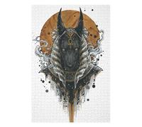 Puzzles pour Adolescents 1000pcs(75x50cm) Anubis Puzzles pour Adultes : Jeu Manuel, Améliore La Mémoire, Idéal comme Cadeau pour Toute La Famille 1000pcs(75x50cm)