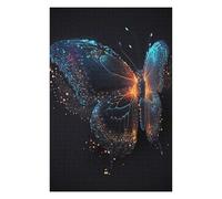 Puzzles pour Adolescents 1000pcs(75x50cm) Butterfly Colorful Puzzles pour Adolescents, Jouets Anti-Stress, Une Œuvre d'art, Activités Amusantes À La Maison, 1000pcs(75x50cm)