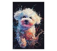 Puzzles pour Adolescents 1000pcs(75x50cm) Colorful Abstract Dog Art-6 Puzzles pour Adultes, Jouets, Décoration Murale, Cadeaux pour La Maison, pour Les Amis Et La Famille 1000pcs(75x50cm)