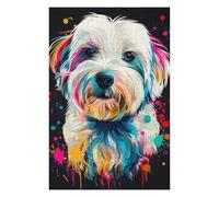 Puzzles pour Adolescents 1000pcs(75x50cm) Colorful Abstract Dog Art Print-31 Jeu De Puzzle Casse-tête, Jeu Stimulant pour Passer Le Temps À La Maison, Cadeaux 1000pcs(75x50cm)
