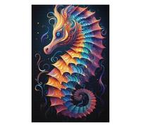 Puzzles pour Adolescents 1000pcs(75x50cm) Colorful Fantasy Seahorse Artwork Puzzle, Jouet, Décoration Murale, Loisirs À La Maison, Cadeaux d'anniversaire Et De Noël Uniques 1000pcs(75x50cm)
