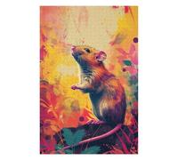 Puzzles pour Adolescents 1000pcs(75x50cm) Colorful Mouse Illustration Puzzles pour Adultes, Jeux Relaxants, Course De Vitesse Manuelle, Cadeau d'anniversaire, Cadeaux, 1000pcs(75x50cm)