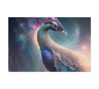 Puzzles pour Adolescents 1000pcs(75x50cm) Enchanted Peacock Awe-Inspiring Beauty Puzzles pour Adolescents, Jouets Anti-Stress, Une Œuvre d'art, Activités Amusantes À La Maison, 1000pcs(75x50cm)