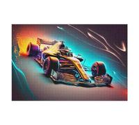 Puzzles pour Adolescents 1000pcs(75x50cm) Formula 1 Speed Artwork -3 Puzzles pour Adultes, Jouets À Monter Soi-même, Décoration Et d'anniversaire 1000pcs(75x50cm)