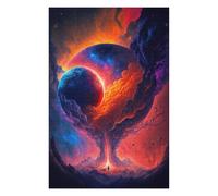 Puzzles pour Adolescents 1000pcs(75x50cm) Galactic Heart Cosmic Romance Puzzle, Jouet, Décoration Murale, Loisirs À La Maison, Cadeaux d'anniversaire Et De Noël Uniques 1000pcs(75x50cm)