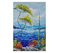 Puzzles pour Adolescents 1000pcs(75x50cm) Illusion of Silence Puzzles pour Adolescents, Jouets Anti-Stress, Une Œuvre d'art, Activités Amusantes À La Maison, 1000pcs(75x50cm)