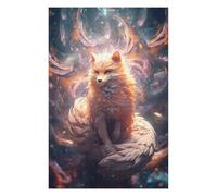 Puzzles pour Adolescents 1000pcs(75x50cm) Kitsune Zen Fox Spirit Puzzles pour Adultes, Jouets À Monter Soi-même, Décoration Et d'anniversaire 1000pcs(75x50cm)