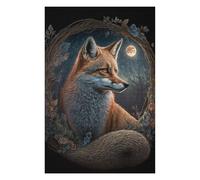 Puzzles pour Adolescents 1000pcs(75x50cm) Magical Fox Moonlit Forest Puzzle Familial, Jeu, Décoration Murale, Cadeaux Uniques d'anniversaire Et De Noël 1000pcs(75x50cm)