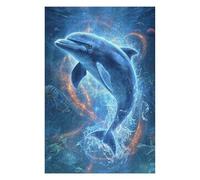 Puzzles pour Adolescents 1000pcs(75x50cm) Oceanic Serenity Dolphin Dance Puzzles pour Adultes, Jeux Relaxants, Course De Vitesse Manuelle, Cadeau d'anniversaire, Cadeaux, 1000pcs(75x50cm)