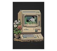 Puzzles pour Adolescents 1000pcs(75x50cm) Old PC Station Puzzles pour Adultes Jeux De Famille Difficulté Difficile Cadeaux d'anniversaire Et Cadeaux Uniques 1000pcs(75x50cm)