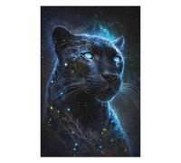 Puzzles pour Adolescents 1000pcs(75x50cm) Puzzles Galactic Leopard Majesty Puzzles pour Adultes Jeux Relaxants Assemblage De Motifs pour Anniversaire, Noël 1000pcs(75x50cm)