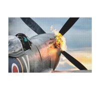 Puzzles pour Adolescents 1000pcs(75x50cm) Spitfire Engine Puzzles pour Adolescents, Jouets Anti-Stress, Une Œuvre d'art, Activités Amusantes À La Maison, 1000pcs(75x50cm)