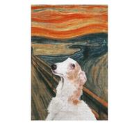 Puzzles pour Adolescents 1000pcs(75x50cm) The Scream Borzoi Puzzles pour Adolescents, Jouets Anti-Stress, Une Œuvre d'art, Activités Amusantes À La Maison, 1000pcs(75x50cm)
