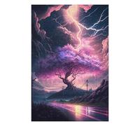 Puzzles pour Adolescents 1000pcs(75x50cm) Thunderstorm with Lightning Strikes -1 Puzzles pour Adultes Jeux Relaxants Cadeau d'anniversaire Cadeaux d'anniversaire Et Cadeaux Uniques 1000pcs(75x50cm)
