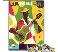 Puzzles pour Adolescents 2000 Affiches Musicales jamaïcaines, pour Les 14 Ans et Plus pour Un Jeu éducatif, Un défi, Un Jouet, Un Cadeau pour Les Anniversaires 70x100cm