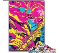 Puzzles pour Adolescents 2000 cochons Jouant du Saxophone pour Les 14 Ans et Plus Jeu de réflexion Meilleur Cadeau pour Adultes et Adolescents 70x100cm