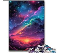 Puzzles pour Adolescents 2000 Jeux éducatifs Univers Arc-en-Ciel Décoration d'intérieur Idéal comme Cadeau pour Toute la Famille 70x100cm