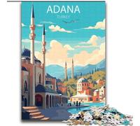 Puzzles pour Adolescents 2000 pièces Adana Turquie, Jouets éducatifs, idéal comme Cadeau pour Toute la Famille, pour Les Enfants de 14 Ans et Plus, 70x100cm