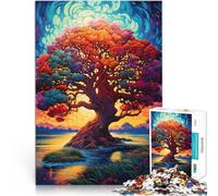 Puzzles pour Adolescents 2000 pièces Arbre de Vie Yggdrasil Jouets Jeux éducatifs Soulagement du Stress décoration Murale 70x100cm