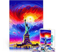 Puzzles pour Adolescents 2000 pièces Art de la Statue de la Liberté Jeux éducatifs est idéal comme Cadeau pour Toute la Famille 70x100cm