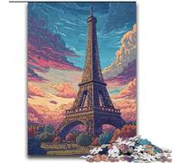 Puzzles pour Adolescents 2000 pièces Art de la Tour Eiffel Aidez Le Cerveau à exercer Jouets addictifs pour cultiver la Patience Excellent Cadeau 70x100cm