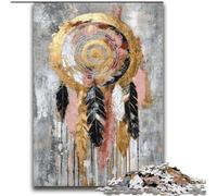 Puzzles pour Adolescents 2000 pièces Attrape-rêves Peinture à l'huile Jouets éducatifs Jeux familiaux Jeu éducatif pour Anniversaire, Noël 70x100cm