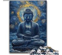 Puzzles pour Adolescents 2000 pièces Bouddha Nuit étoilée Style Art Apprentissage Jouets éducatifs Jeux familiaux Améliorer l'amour Entre Les Couples 70x100cm