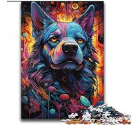 Puzzles pour Adolescents 2000 pièces Chien mécanique coloré Aide Le Cerveau à exercer Jouets addictifs pour cultiver la Patience Excellent Cadeau 70x100cm
