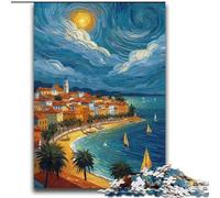 Puzzles pour Adolescents 2000 pièces Ciel Nocturne Bateau Aidez Le Cerveau à exercer des Jouets addictifs pour cultiver la Patience Excellent Cadeau 70x100cm