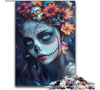 Puzzles pour Adolescents 2000 pièces Crâne Mexicain Filles pour et à partir de 14 Ans Jouets de Jeu Car C'est idéal comme Cadeau pour Toute la Famille 70x100cm