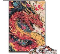 Puzzles pour Adolescents 2000 pièces Dragon Aquarelle Aidez Le Cerveau à exercer des Jouets addictifs pour cultiver la Patience Décoration Parfaite 70x100cm