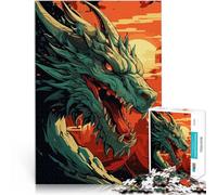 Puzzles pour Adolescents 2000 pièces Dragon d'anime pour Le Jeu éducatif Challenge Toy Renforcer l'amour Entre Les Couples 70x100cm