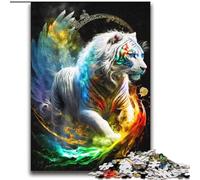 Puzzles pour Adolescents 2000 pièces Fantasy Tiger Aidez Le Cerveau à exercer des Jouets addictifs pour cultiver la Patience Superbe Cadeau 70x100cm