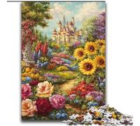 Puzzles pour Adolescents 2000 pièces Fleurs Tournesol Convient aux Personnes de 14 Ans et Plus Jeu éducatif Défi Jouet Cadeau pour Les Anniversaires 70x100cm