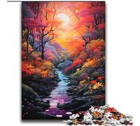 Puzzles pour Adolescents 2000 pièces Forêt avec étoiles Jouets éducatifs éducatifs Jeux familiaux Renforcer l'amour Entre Les Couples 70x100cm