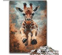 Puzzles pour Adolescents 2000 pièces Girafe, Un défi à compléter mais Amusant et Humoristique, Cadeau d'anniversaire, Cadeaux, Art Mural 70x100cm