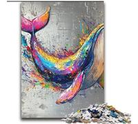 Puzzles pour Adolescents 2000 pièces Graffiti Baleine Jeu Stimulant et Jeu Familial Cadeaux du Père Noël Secret 70x100cm