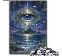 Puzzles pour Adolescents 2000 pièces, œil mystérieux, Anti-Stress, défi Difficile, idéal comme Cadeau pour Toute la Famille, 70x100cm