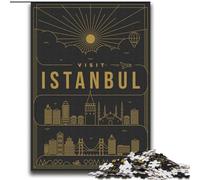 Puzzles pour Adolescents 2000 pièces Istanbul Turquie, Jouets éducatifs, idéal comme Cadeau pour Toute la Famille, pour Les Enfants de 14 Ans et Plus, 70x100cm