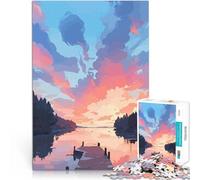 Puzzles pour Adolescents 2000 pièces Le Quai fluvial Défi Difficile pour soulager Le Stress Améliorer la mémoire 70x100cm