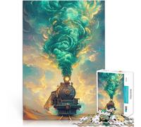 Puzzles pour Adolescents 2000 pièces Locomotive à Vapeur d'époque Analyse et logique Offrir en Cadeau à Toute la Famille 70x100cm