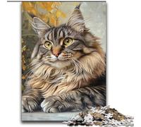 Puzzles pour Adolescents 2000 pièces Maine Coon, défi d'intelligence cérébrale, Jouets addictifs, Cadeau Amusant pour Les 14 Ans et Plus, 70x100cm