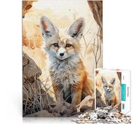 Puzzles pour Adolescents 2000 pièces Mirage du Renard Fennec Réduction du Stress intéressante Œuvre d'art 70x100cm