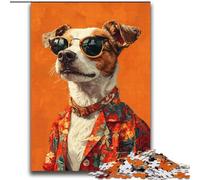 Puzzles pour Adolescents 2000 pièces Mode Chien Jouets éducatifs Jeux familiaux Améliorer l'amour Entre Les Couples 70x100cm