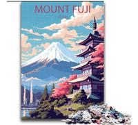 Puzzles pour Adolescents 2000 pièces Mont Fuji Japon, adaptés aux Personnes de 14 Ans et Plus Jeux éducatifs Cadeaux du Père Noël Secret 70x100cm